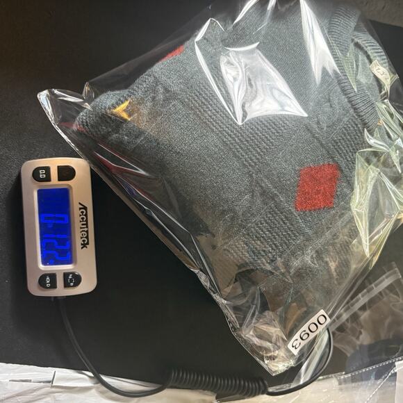 Lyle & Scott Made in Scotland Wool Sweater Green Cable Knit Diamond Pattern Sz S - Picture 13 of 13